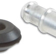 Load image into Gallery viewer, Vibrant 10mm (2/5in) O.D. Aluminum Vacuum Hose Fitting (includes Rubber Grommet) - Main Product View