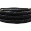 Load image into Gallery viewer, Vibrant -12 AN Two-Tone Black/Blue Nylon Braided Flex Hose (5 foot roll) - Main Product View