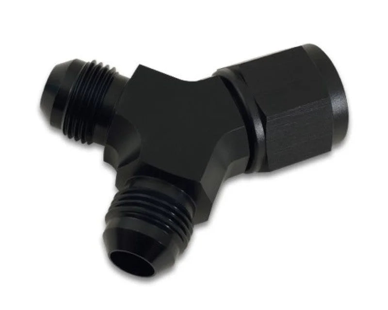 Vibrant -12AN Female x Dual -10AN Male Y-Adapter Fitting - Aluminum - Detail View