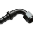 Load image into Gallery viewer, Vibrant -12AN Push-On 90 Deg Hose End Fitting - Aluminum - Side View