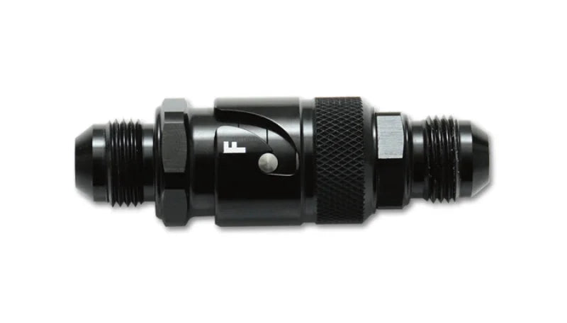 Vibrant -12AN Quick Release Fitting with Viton Seal - Aluminum - Main Product View