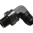 Load image into Gallery viewer, Vibrant -12AN to 1/2in NPT Male Swivel 90 Degree Adapter Fitting - Side View