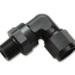 Load image into Gallery viewer, Vibrant -12AN to 3/4in NPT Female Swivel 90 Degree Adapter Fitting - Side View