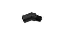 Load image into Gallery viewer, Vibrant 1/2in NPT Female to Male 45 Degree Pipe Adapter Fitting - Side View