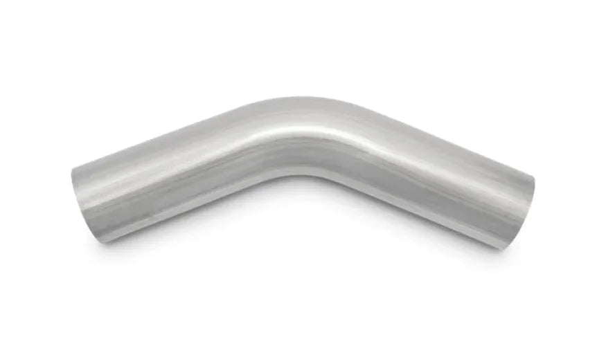 Vibrant 1.375in OD T304 SS 45 Degree Mandrel Bend - Side View