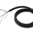 Load image into Gallery viewer, Vibrant 1/4in O.D. Flexible Split Sleeving (10 foot length) Black - Side View