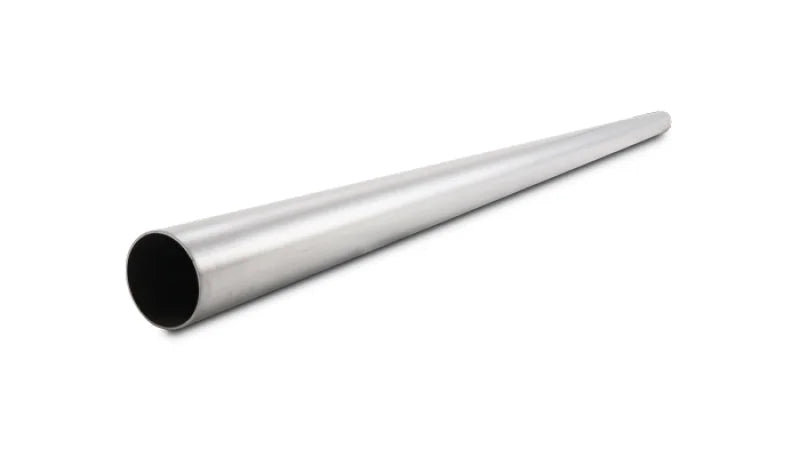 Vibrant 1.50in OD 304 Stainless Steel Brushed Straight Tubing - Main Product View