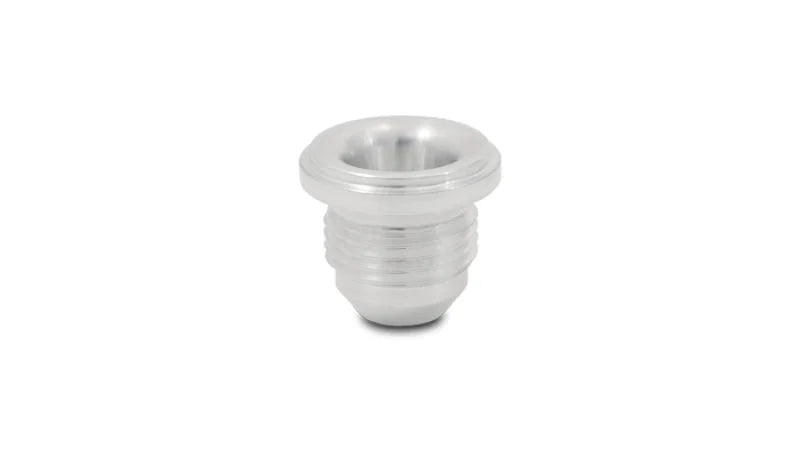 Vibrant -16 AN Male Weld Bung (1-5/8in Flange OD) - Aluminum - Side View
