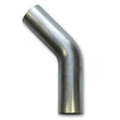 Load image into Gallery viewer, Vibrant 1.625in OD T304 SS 45 Deg Mandrel Bend 6in Leg Length (2.5in Centerline Radius) - Main Product View