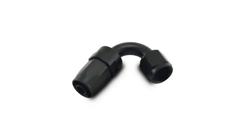 Vibrant -16AN 120 Degree Elbow Hose End Fitting - Side View