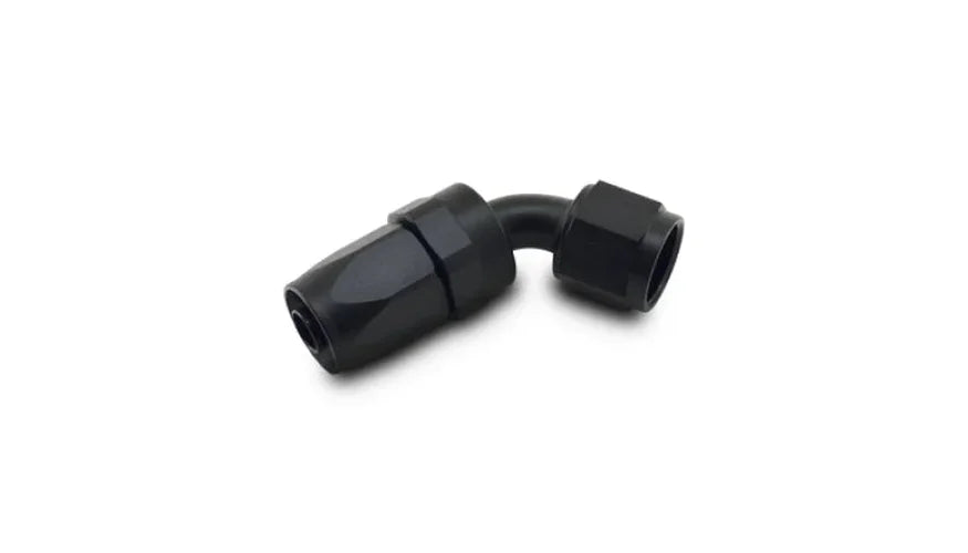 Vibrant -16AN 60 Degree Elbow Hose End Fitting - Side View