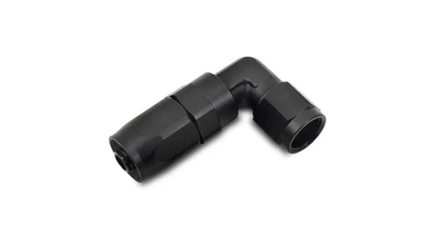 Vibrant -16AN 90 Degree Elbow Forged Hose End Fitting - Side View