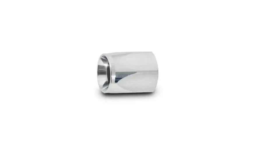 Vibrant -16AN Hose End Socket - Silver - Side View