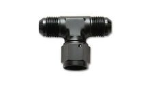 Load image into Gallery viewer, Vibrant -16AN Tee Fitting with Female -16AN Swivel On Side - Back View