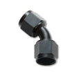 Load image into Gallery viewer, Vibrant -16AN X -16AN Female Flare Swivel 45 Deg Fitting (AN To AN) -Anodized Black Only - Main Product View