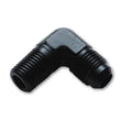 Load image into Gallery viewer, Vibrant -16AN to 3/4in NPT 90 Degree Elbow Adapter Fitting - Side View