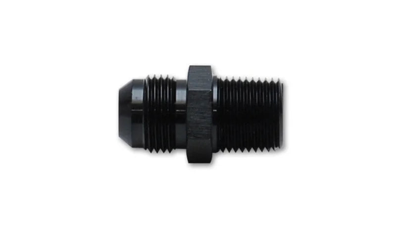 Vibrant -16AN to 3/4in NPT Straight Adapter Fitting - Side View