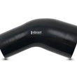 Load image into Gallery viewer, Vibrant 1.75in ID x 2in ID Gloss Black Silicone 45 Degree Transition Elbow - Main Product View