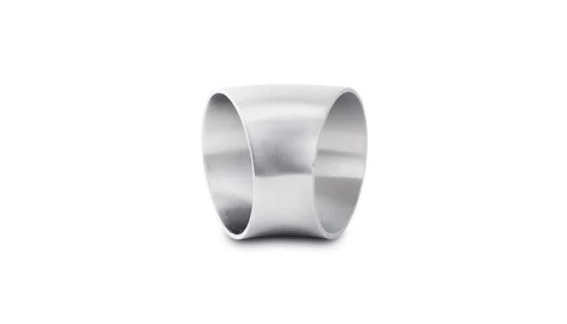 Vibrant 1.75in OD T304 SS 45 Degree Mandrel Bend Elbow (1.75in Centerline Radius) - Main Product View