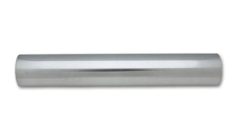 Vibrant 1.75in O.D. Universal Aluminum Tubing (18in long Straight Pipe) - Polished - Main Product View