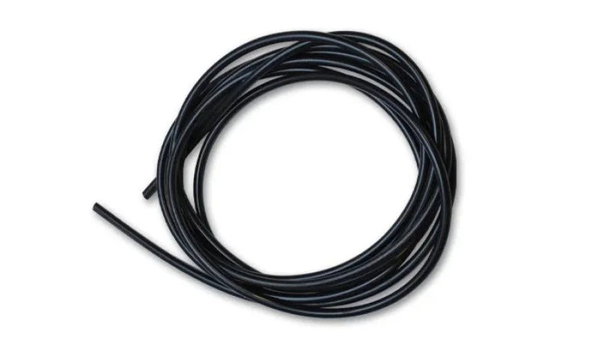 Vibrant 1/8 (3.2mm) I.D. x 50 ft. Silicon Vacuum Hose - Black - Side View