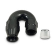 Load image into Gallery viewer, Vibrant 180 Degree High Flow Hose End Fitting for PTFE Lined Hose -16AN - Side View