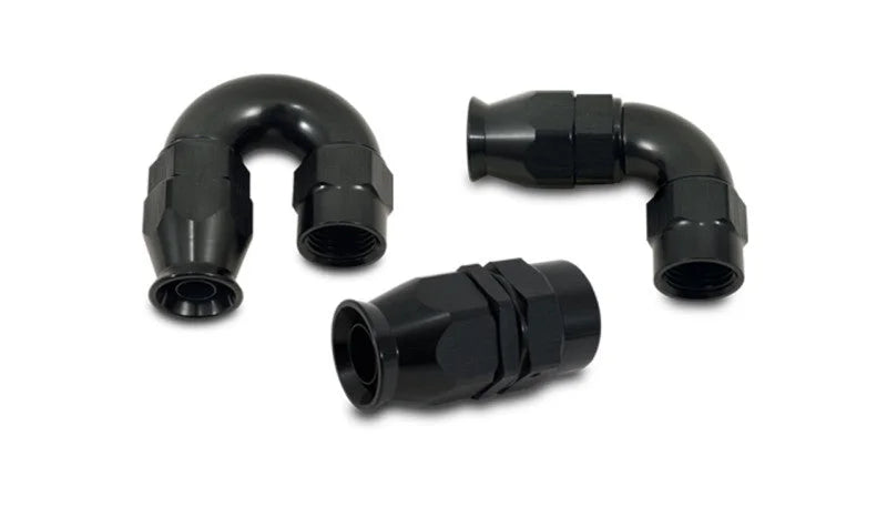 Vibrant 180 Degree High Flow Hose End Fitting for PTFE Lined Hose -16AN - Back View