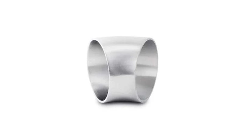 Vibrant 1.88in OD 45 Degree Legless Elbow 305SS Brushed - Side View