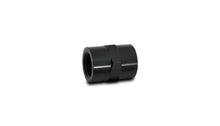 Load image into Gallery viewer, Vibrant 1/8in NPT Female Pipe Coupler Fitting - Aluminum - Side View