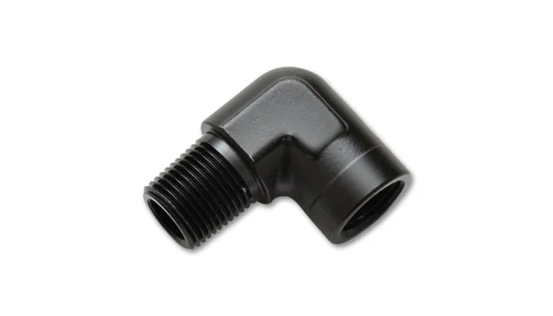 Vibrant 1/8in NPT Female to Male 90 Degree Pipe Adapter Fitting - Main Product View