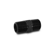 Load image into Gallery viewer, Vibrant 1/8in NPT x 1/8in NPT Straight Union Pipe Adapter Fitting - Aluminum - Side View