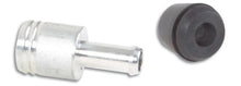 Load image into Gallery viewer, Vibrant 19mm (3/4in) O.D. Aluminum Vacuum Hose Fitting (includes Rubber Grommet) - Side View