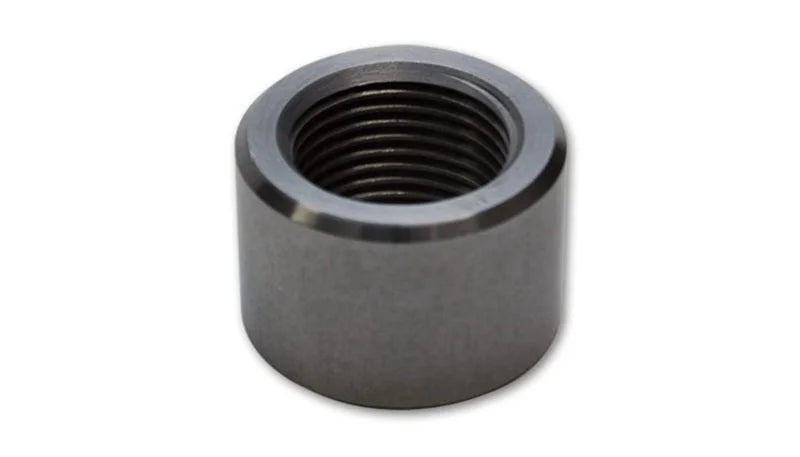 Vibrant 1in NPT Female Weld Bung (1-5/8in OD) - Aluminum - Back View