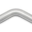 Load image into Gallery viewer, Vibrant 2.25in O.D. T304 SS 60 deg Mandrel Bend 6in x 6in leg lengths (3.375in Centerline Radius) - Side View