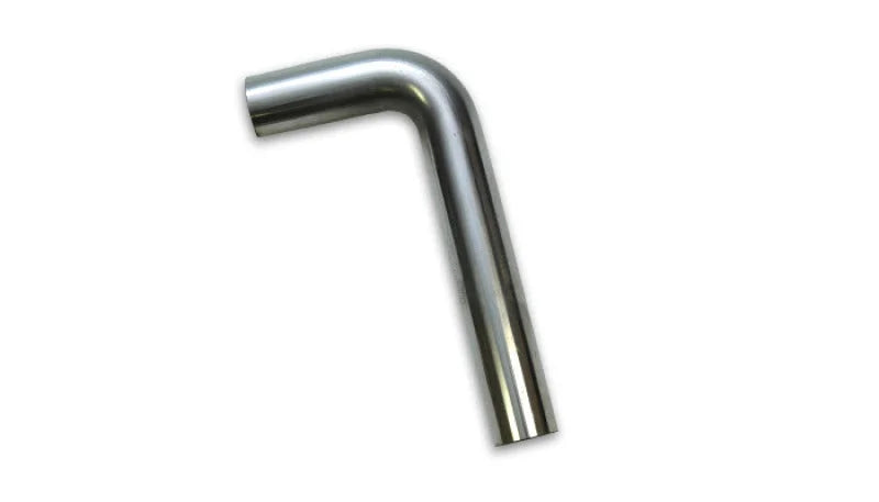 Vibrant 2.25in O.D. T304 SS 90 deg Mandrel Bend 4in x 12in leg lengths (3.375in Centerline Radius) - Main Product View