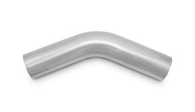 Load image into Gallery viewer, Vibrant 2.375in OD T304 SS 45 Deg Mandrel Bend 6in Leg Length - Side View