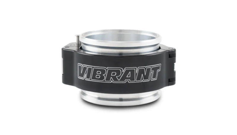 Vibrant 2.50in O.D. Aluminized HD 2.0 Clamp Assembly - Anodized Black - Main Product View