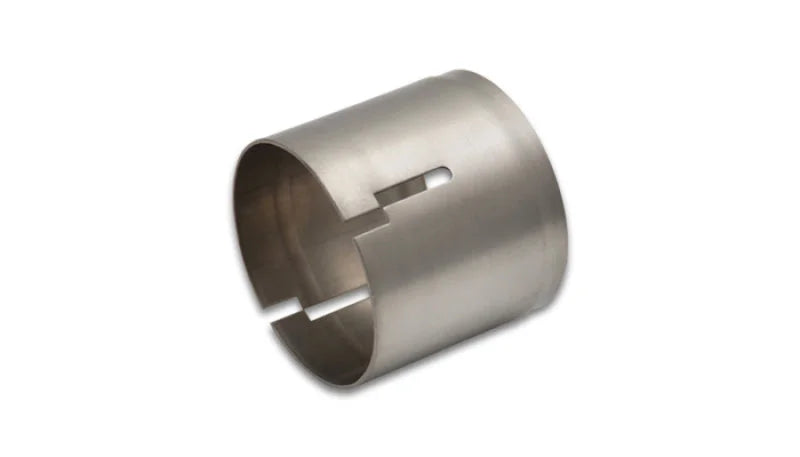 Vibrant 2.50in OD Gr 1 Titanium Slip Fit Sleeve - Side View