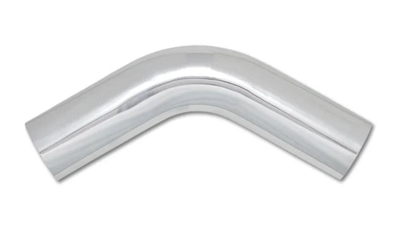 Vibrant 2.5in O.D. Universal Aluminum Tubing (60 degree Bend) - Polished - Main Product View