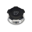 Load image into Gallery viewer, Vibrant 2.75in OD Aluminum Weld Bungs w/ Anodized Black Aluminum Threaded Cap (incl. O-Ring) - Side View