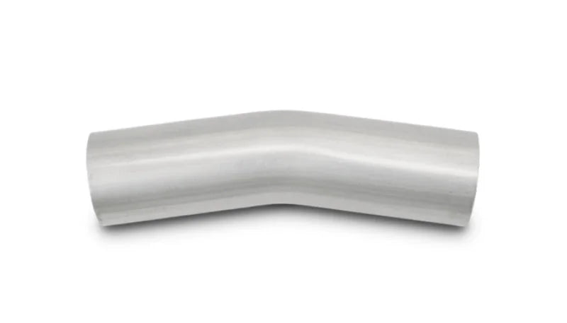 Vibrant 2in O.D. T304 SS 15 deg Mandrel Bend 4in x 4in leg lengths (2in Centerline Radius) - Main Product View