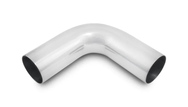 Vibrant 2in O.D. Universal Aluminum Tubing (90 degree bend) - Polished - Main Product View