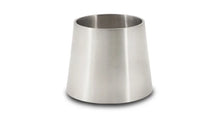 Load image into Gallery viewer, Vibrant 2in x 2.5in T304 SS Straight Reducer 2in long - Side View