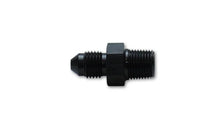 Load image into Gallery viewer, Vibrant -3 AN to 1/16in NPT Straight Adapter Fittings - Aluminum - Main Product View