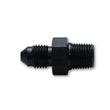 Load image into Gallery viewer, Vibrant -3 AN to 1/16in NPT Straight Adapter Fittings - Aluminum - Main Product View