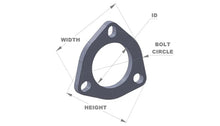 Load image into Gallery viewer, Vibrant 3-Bolt T304 SS Exhaust Flange (2.75in I.D.) - Main Product View
