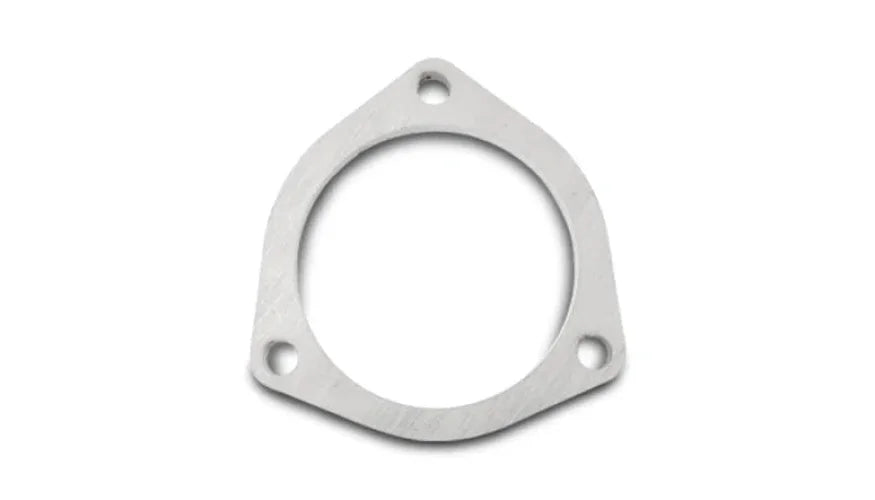 Vibrant 3-Bolt T304 SS Exhaust Flanges (3in I.D.) - 5 Flange Bulk Pack - Side View