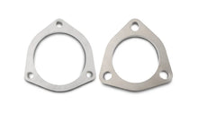 Load image into Gallery viewer, Vibrant 3-Bolt Titanium Flange 2.50in ID - Back View