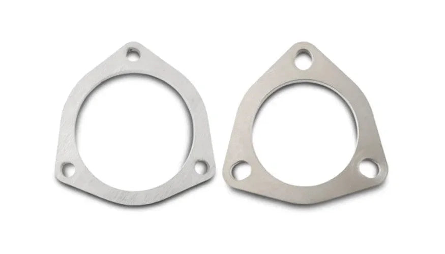 Vibrant 3-Bolt Titanium Flange 2.50in ID - Back View