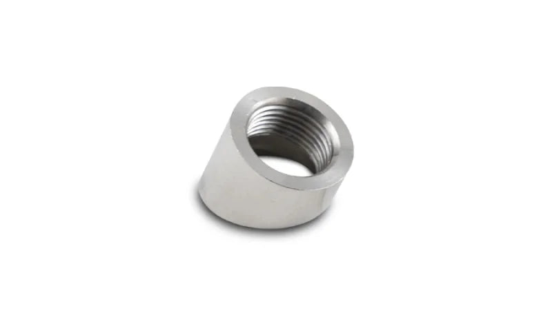Vibrant 30 Degree Angled Oxygen Sensor Weld Bung T304 SS M18 x 1.5 Thread - 1 Piece - Detail View